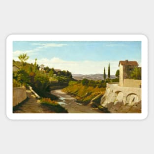 Fiesole by Elihu Vedder Magnet